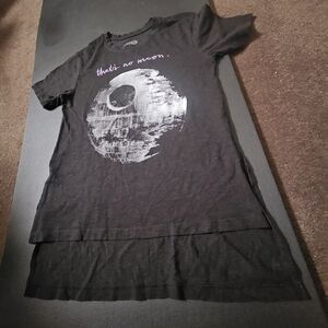 Star wars death star female L shirt